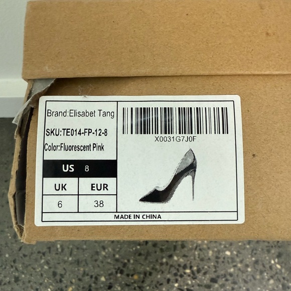 Women's Hot Pink Stiletto Heels - Picture 15 of 15